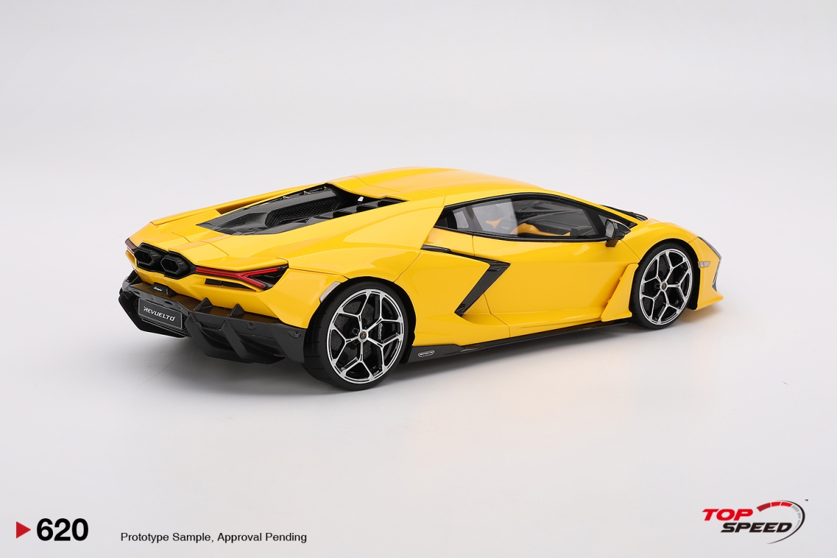TS0620 Lamborghini Revuelto Giallo Yellow 1-18 Scale Model Car