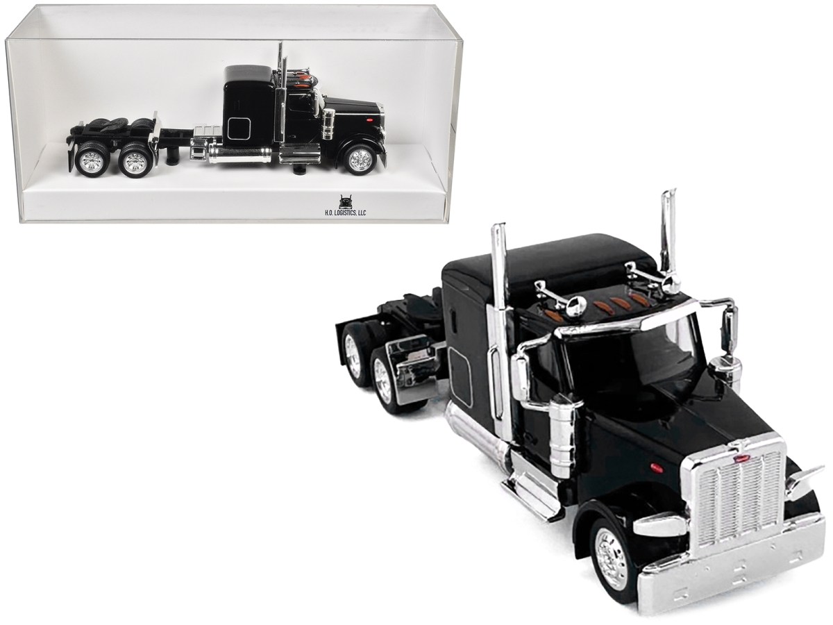 HL-589094 Peterbilt 589 Truck with 72 in. Sleeper Black 1-87 HO Scale Plastic Model Car