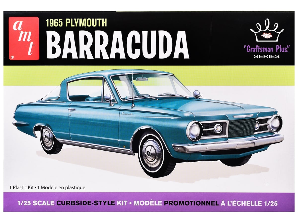 1431M Skill 2 Model Kit 1965 Plymouth Barracuda Craftsman Plus Series 1-25 Scale Car Model