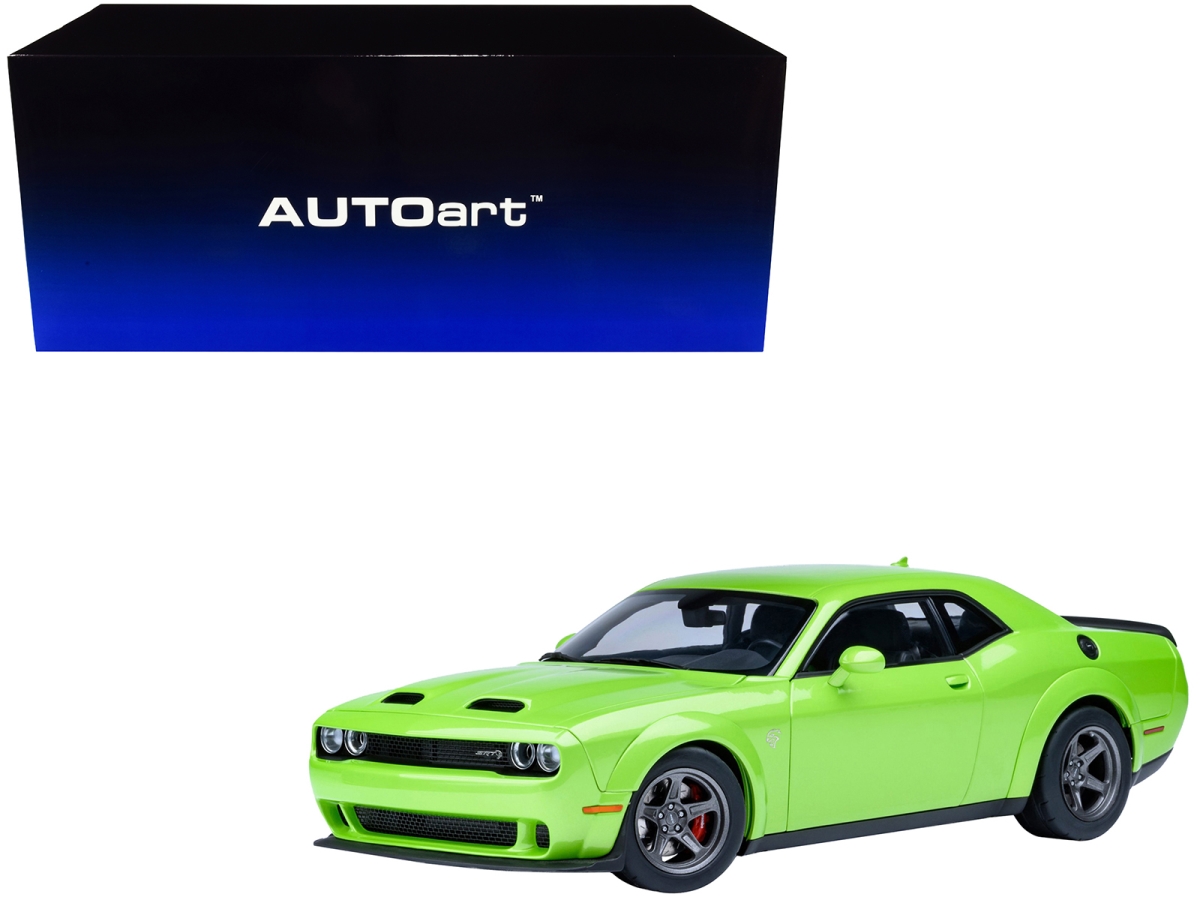 71769 2023 Dodge Challenger SRT Super Stock Sublime Green 1-18 Scale Model Car