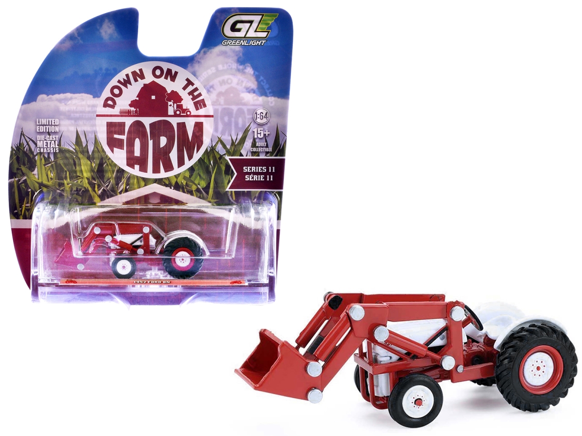 48110C 1952 Ford 8N Tractor Red & White Down on the Farm Series 11 1-64 Scale Diecast Model