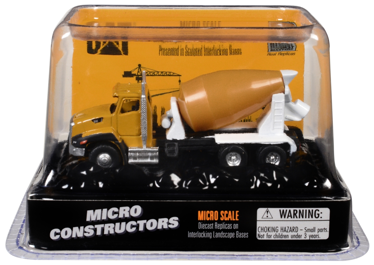 84521CS CAT Caterpillar CT660 Concrete Mixer Yellow Micro-Constructor Series Diecast Model