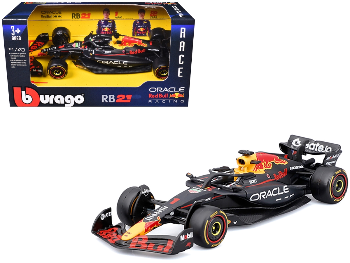 B 38233MV Red Bull Racing RB21 No.1 Max Verstappen Oracle Formula One F1 World Championship 2025 Race Series 1-43 Scale Diecast Model Car