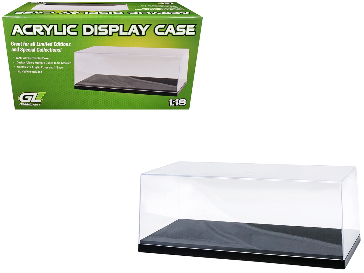 55028 Acrylic Display Case for 1-18 & 1-24 Scale Model Car with Black Plastic Base Replaces  55020