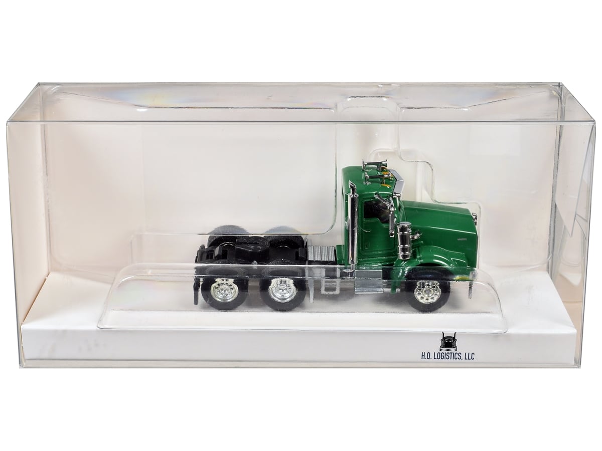 HL-80005 Kenworth T800 Day Cab Green 1-87 HO Scale Plastic Model Car