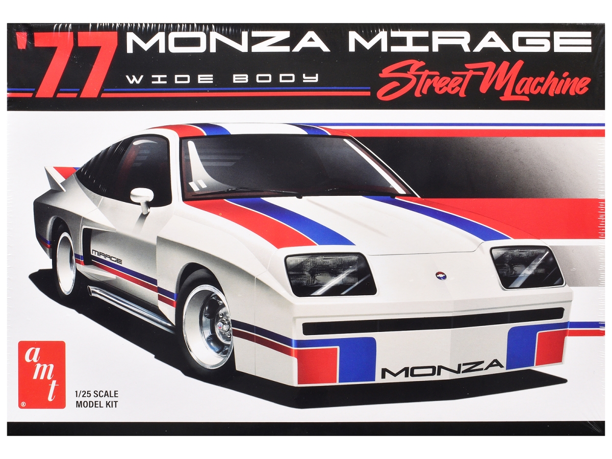 1547 Skill 2 Model Kit 1977 Chevrolet Monza Mirage Wide Body Street Machine 125 Scale Model Car