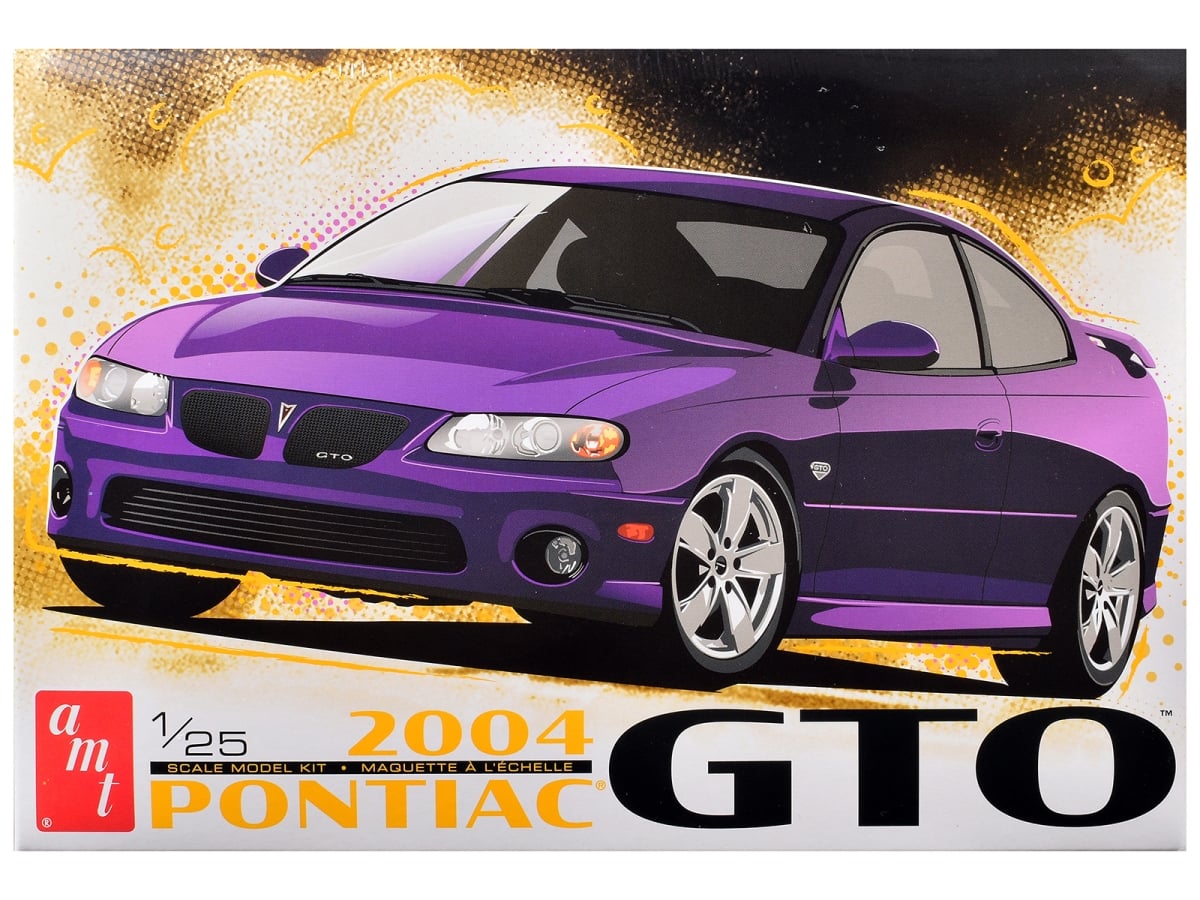 1548M Skill 2 Model Kit 2004 Pontiac GTO 1-25 Scale Model Car