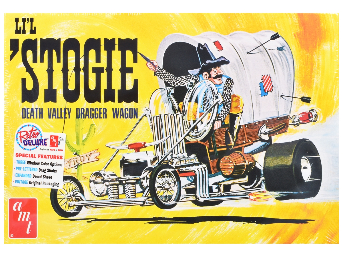 1555 Skill 2 Model Kit Lil Stogie Show Rod Death Valley Dragger Wagon 1-25 Scale Model