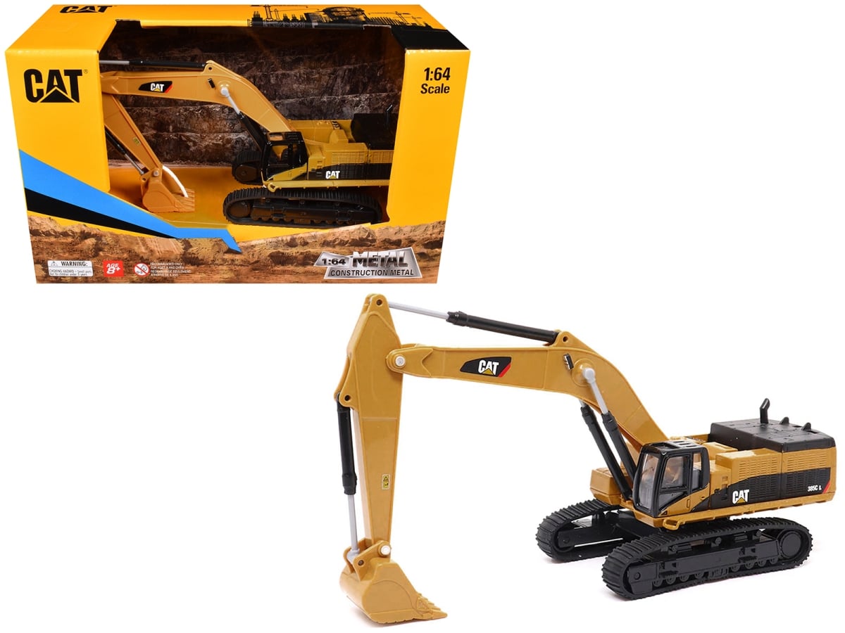84651 CAT Caterpillar 385C L Hydraulic Excavator Yellow 1-64 Scale Diecast Model