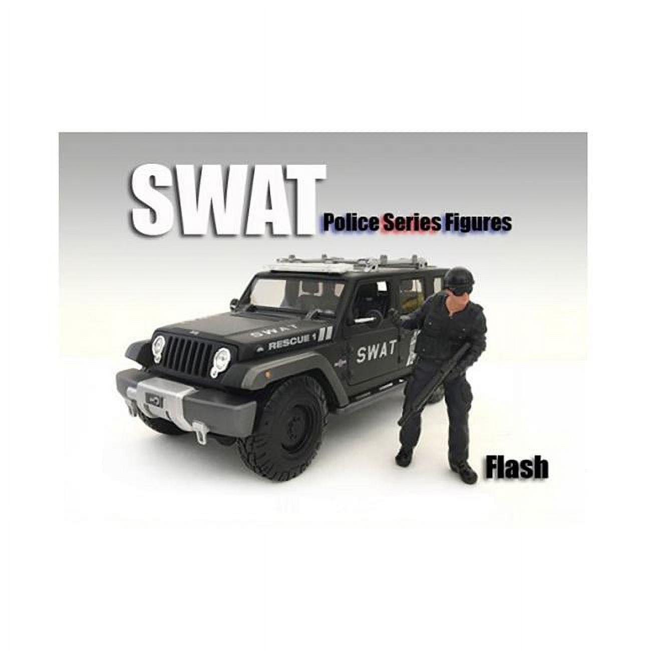 Picture of American Diorama 77469 1 by 24 Scale SWAT Team Flash Figure for Models