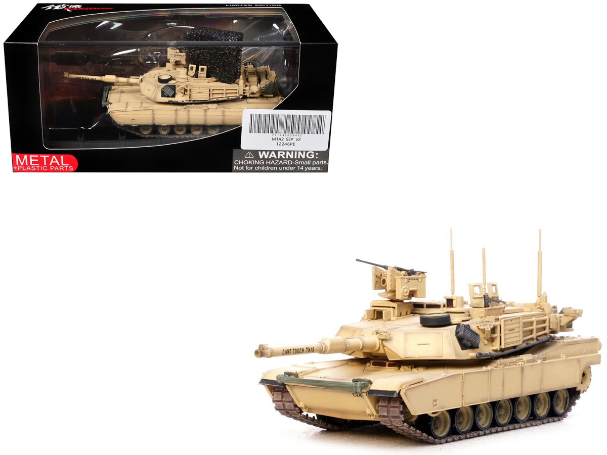 12246PE General Dynamics M1A2 SEP V2 Abrams 1st Battalion 3rd Cavalry Division United States Army 1-72 Scale Diecast Model Tank