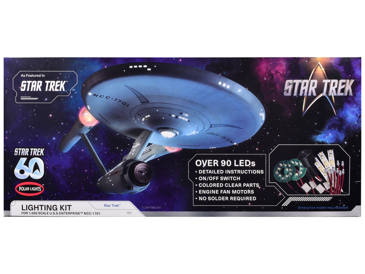 MKA076 Skill 2 Star Trek The Original Series USS Enterprise 60th Anniversary Lighting Set for 1-350 Scale Model Kit