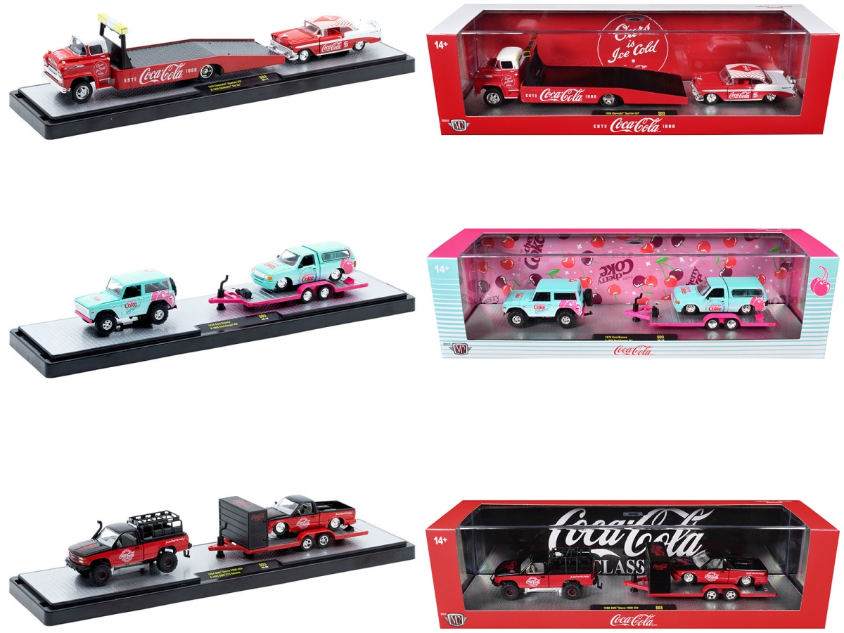 56000-S03 Auto Haulers Coca-Cola Release S03 Limited Edition to 4800 Piece Worldwide 1-64 Scale Diecast Model - Set of 3