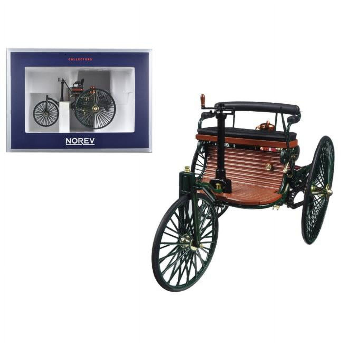 Picture of Norev 183701 1 by 18 Scale Diecast 1886 Benz Patent Motorwagen Model Car
