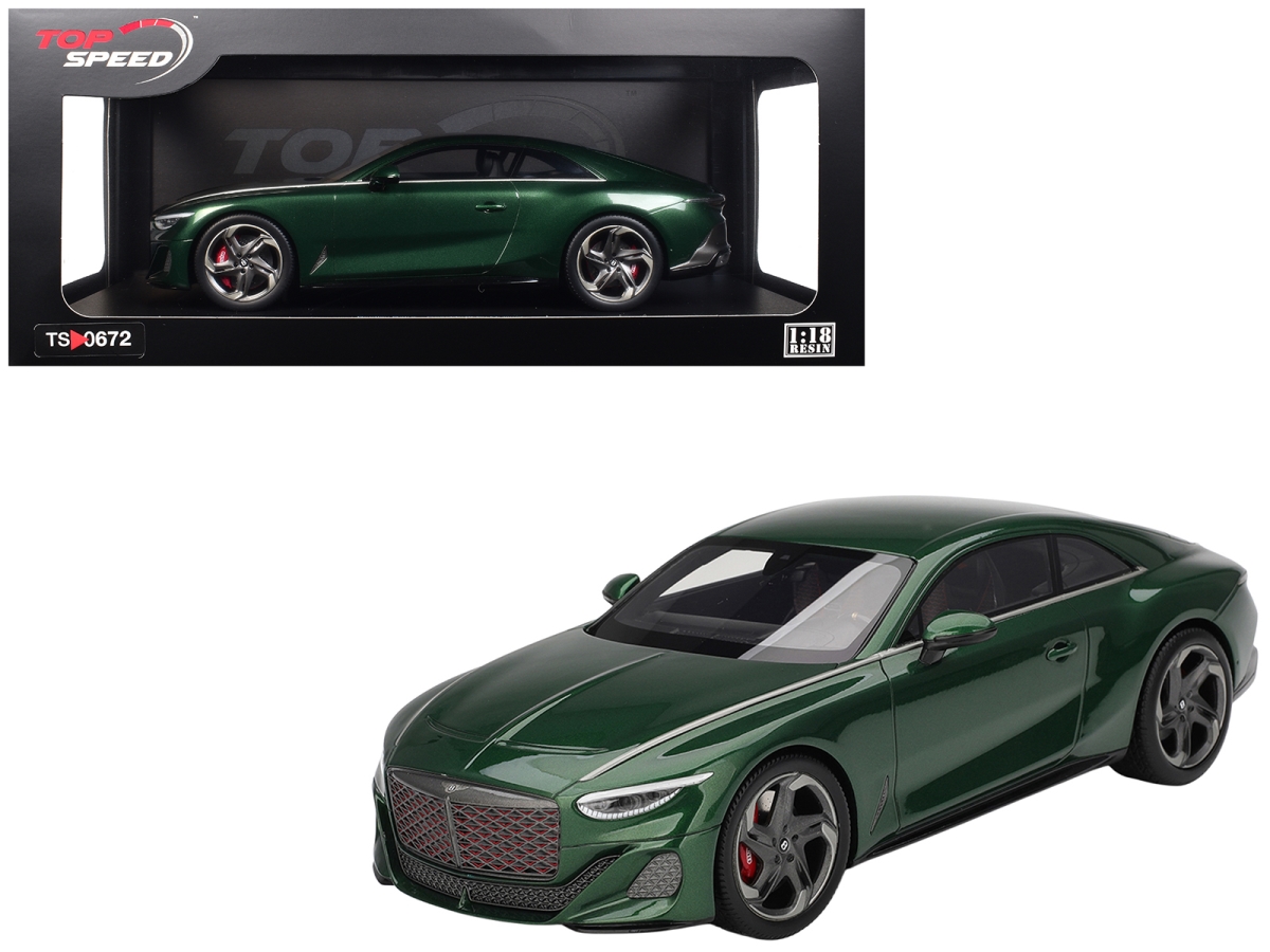 TS0672 Bentley Batur Scarab Green Metallic 1-18 Scale Model Car