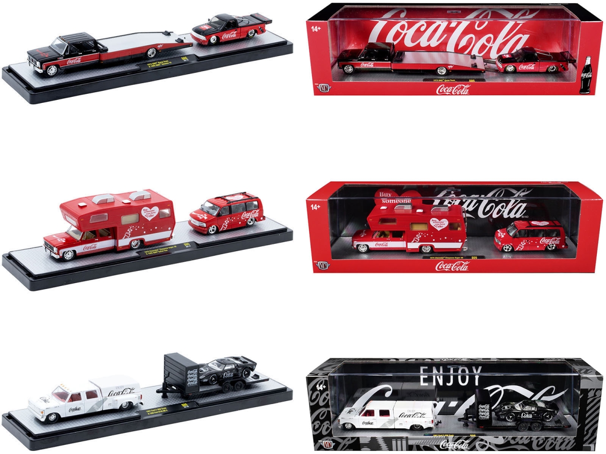 56000-S05 Auto Haulers Coca-Cola Release S05 Limited Edition to 6000 Piece Worldwide 1-64 Scale Diecast Model - Set of 3