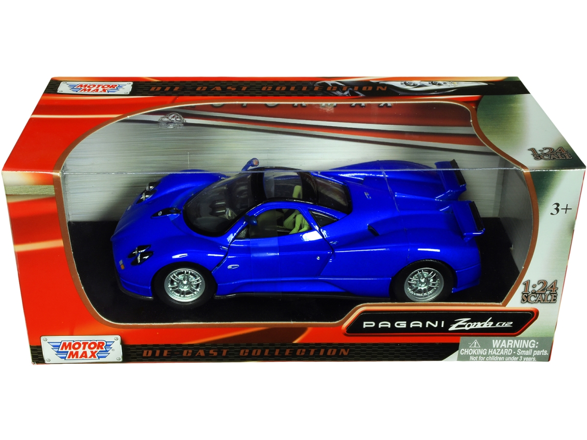 73272bl Pagani Zonda C12 Blue 1-24 Scale Diecast Model Car