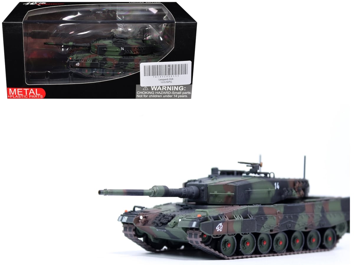 12226PG Leopard 2A4 Main Battle Pz.87 13th BTN Steel Parade Thun Switzerland 2006 Swiss Army Armor Premium Series 1-72 Scale Diecast Model Tank