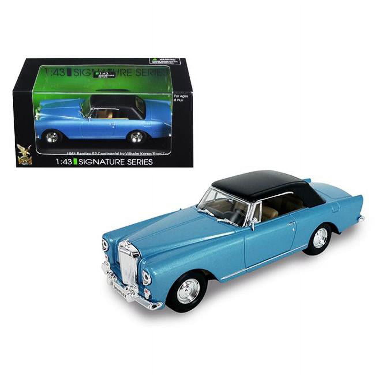 1961 Bentley Continental S2 Park Ward for 1-43 Scale, Blue