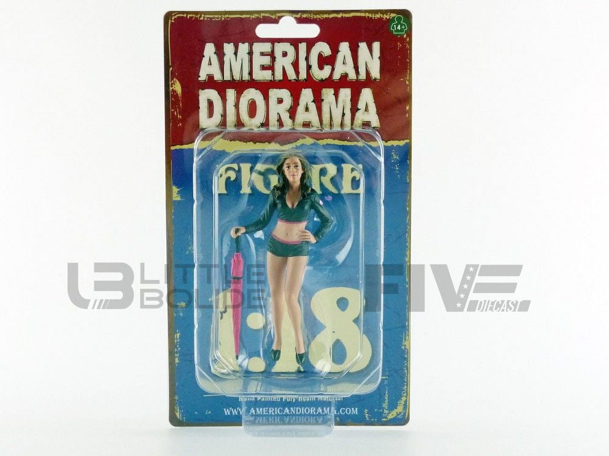 Picture of American Diorama 77436 Umbrella Girl II Figure for 1 isto 18 Scale Models