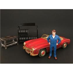 Picture of American Diorama 77494 Mechanic John Inspecting Figure for 1 isto 24 Scale Models