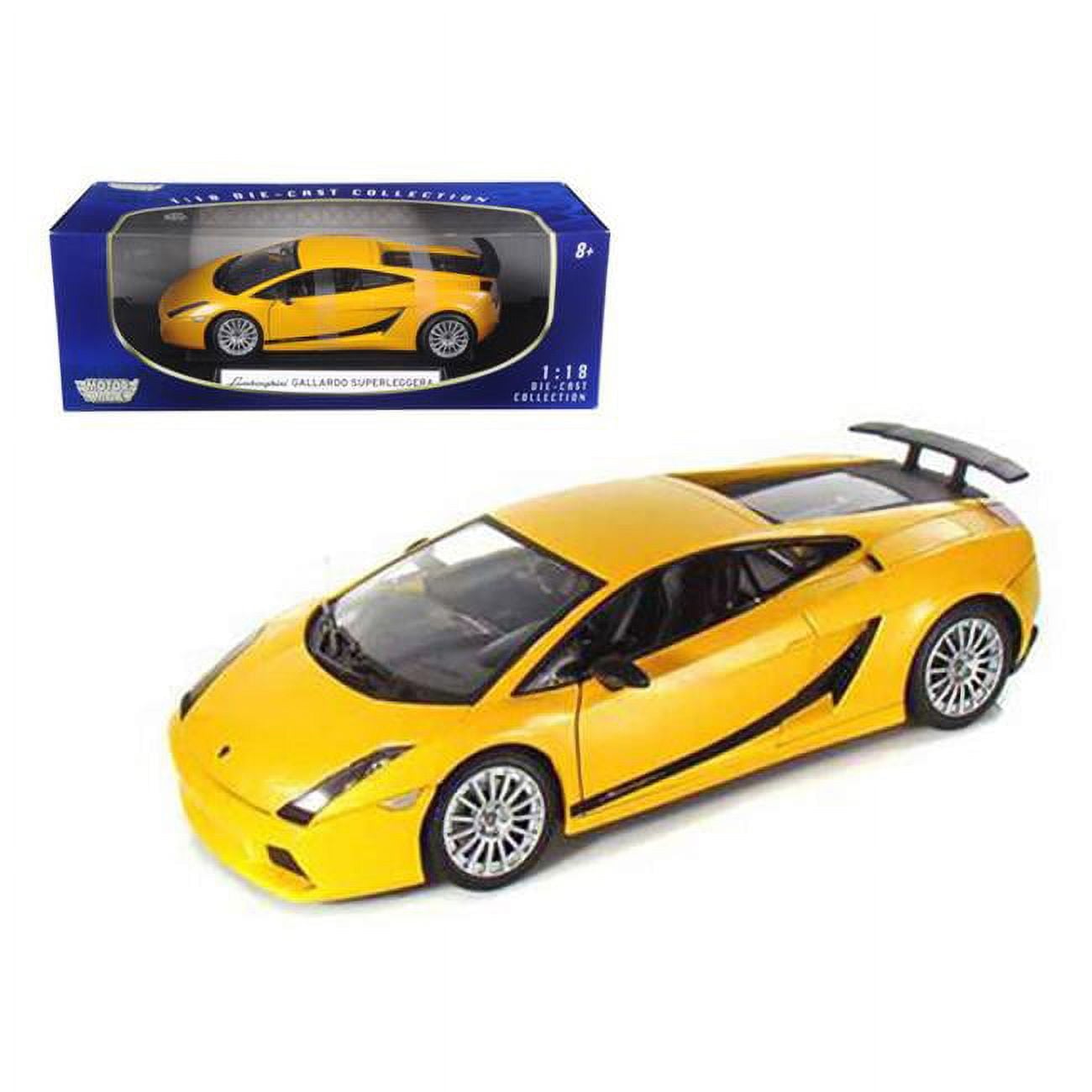 1 by 18 Lamborghini Gallardo Superleggera Diecast Model Car, Orange