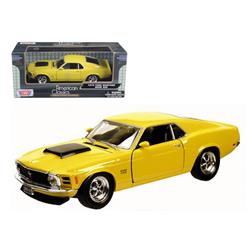 Picture of Motormax 73303y 1 by 24 1970 Ford Mustang Boss 429 Diecast Model Car - Yellow