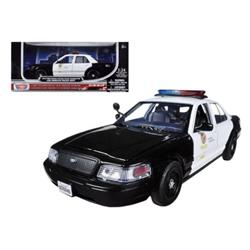 Picture of Motormax 76946 2010 Ford Crown Victoria LAPD Los Angeles Model Police Department Car&#44; Black & White