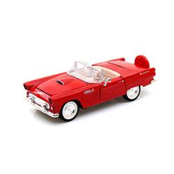 73215r 1 by 24 1956 Ford Thunderbird Convertible Diecast Model Car, Red -  MOTORMAX