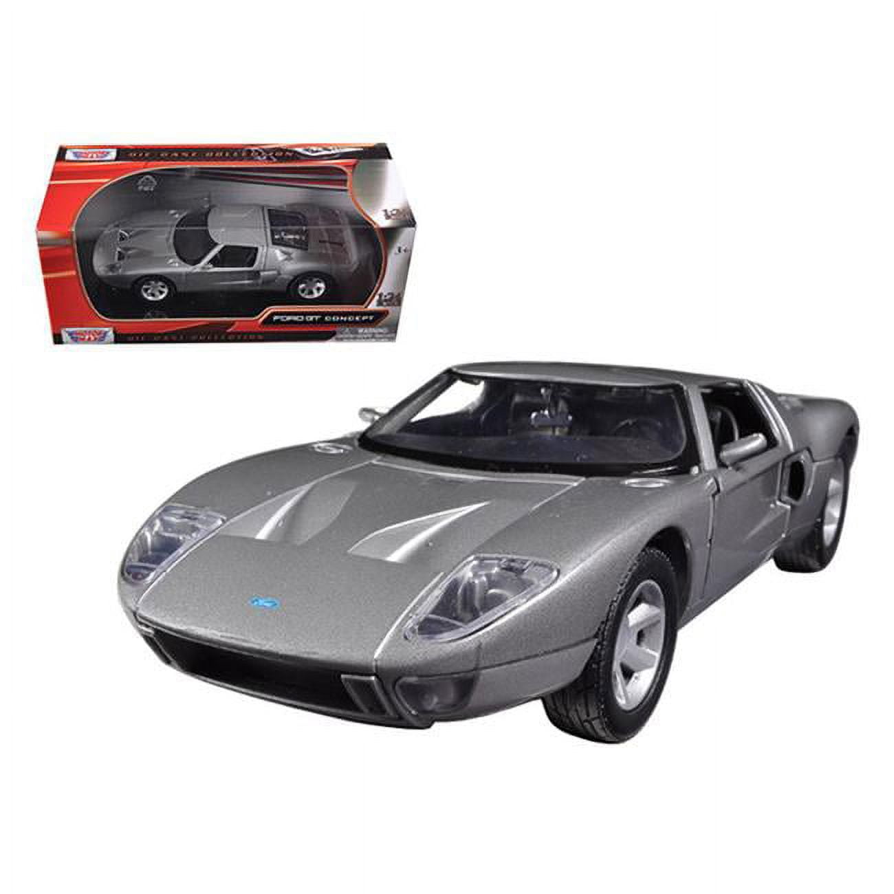 73297s 1 by 24 Ford GT Diecast Car Model, Silver -  MOTORMAX