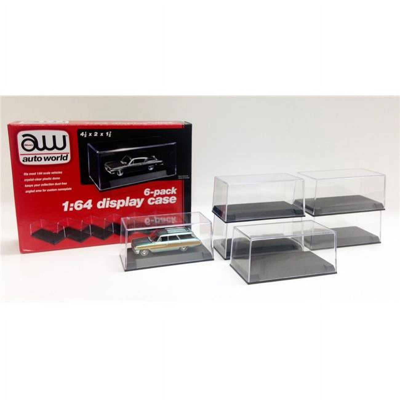 Autoworld AWDC008 6 Display Cases for 1 by 64 Scale Model Cars
