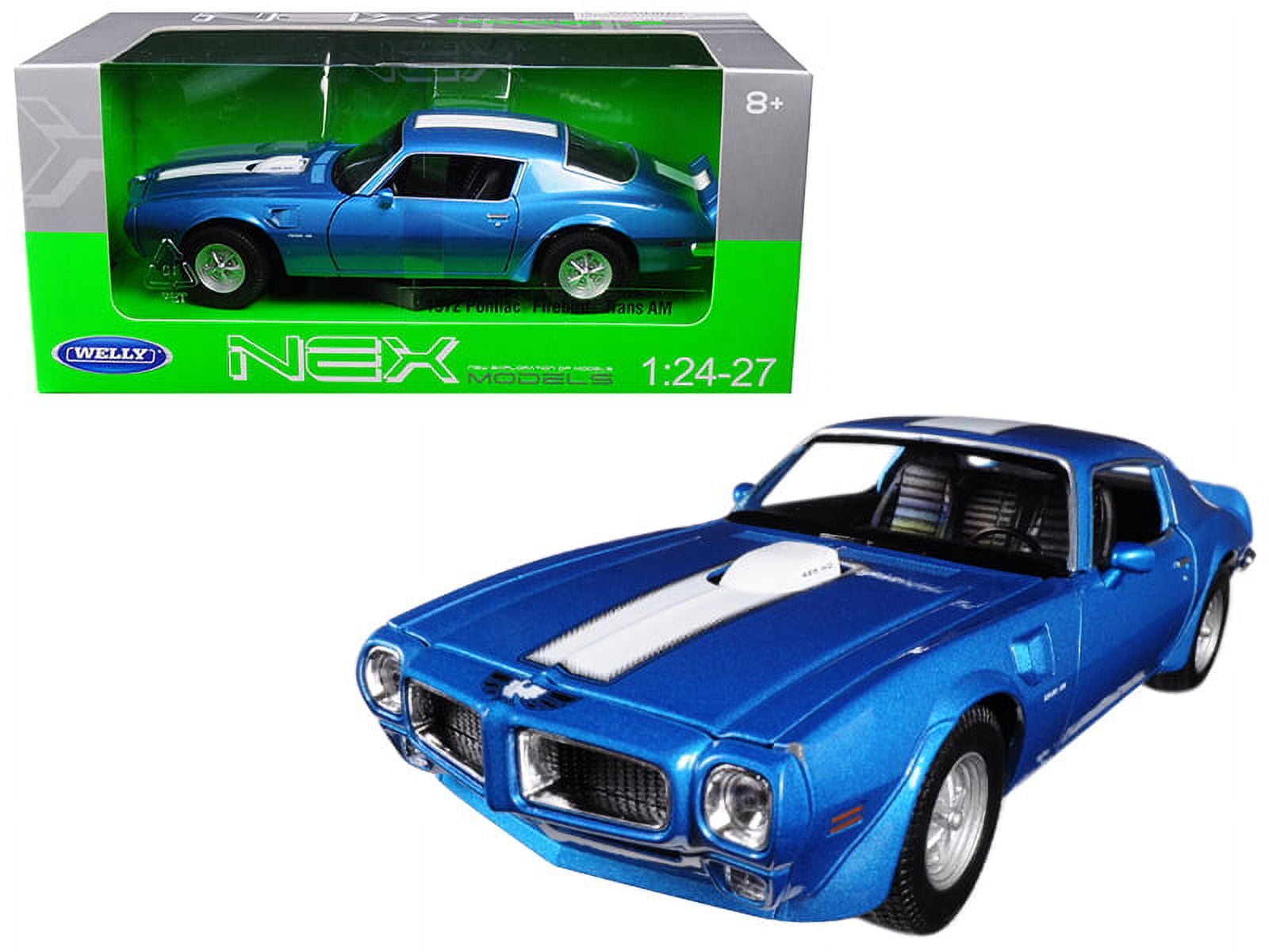 Picture of Welly 24075BL 1972 Pontiac Firebird Trans Am 1 isto 24 - 1 isto 27 Diecast Model Car&#44; Blue