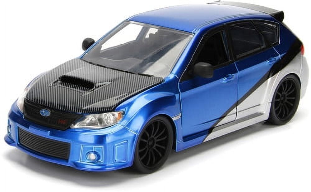 1 isto 24 Brians Subaru Impreza WRX STI Fast & Furious Movie Diecast Model Car -  Jada Toys, JA95318