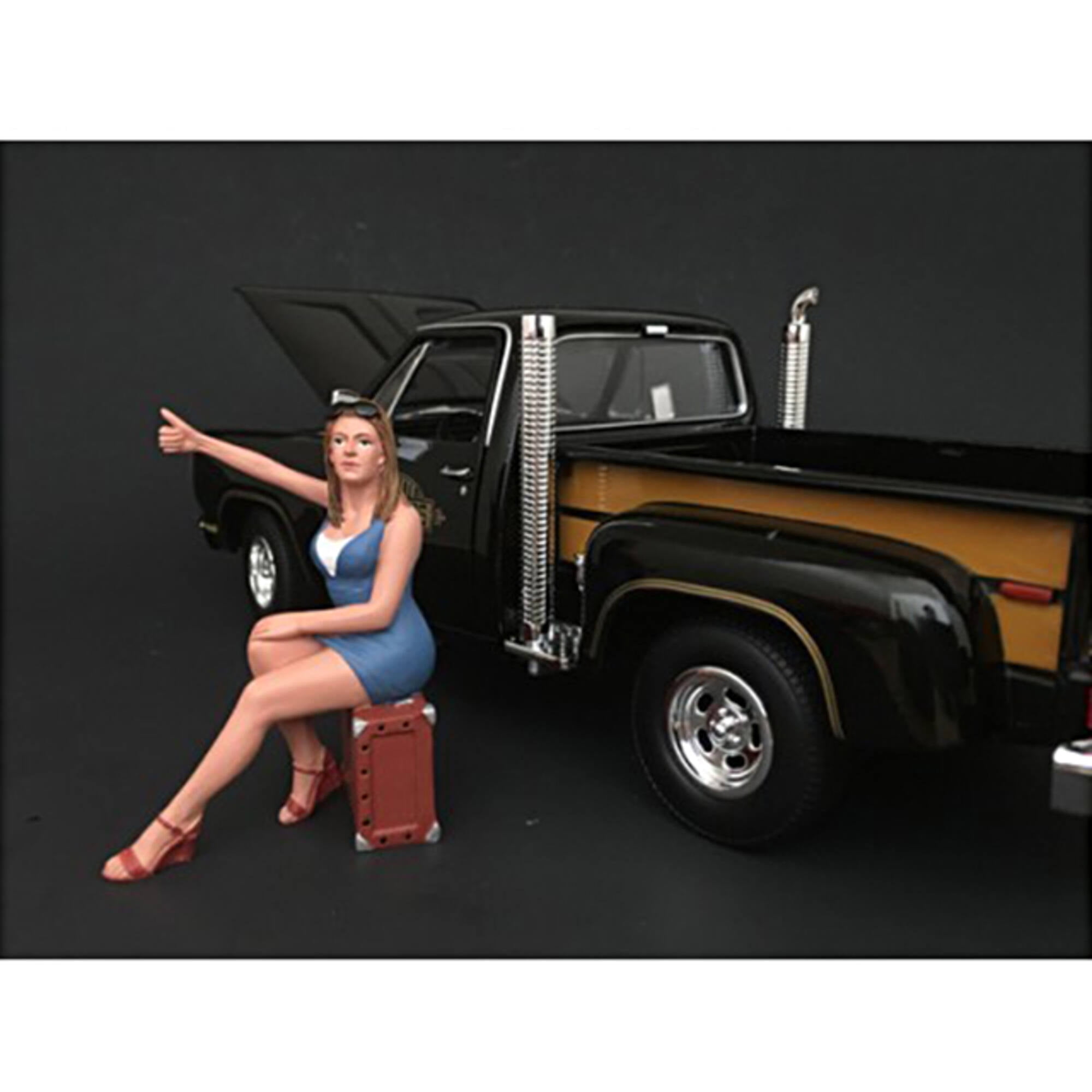 Picture of American Diorama 77456 70s Style Figure VI for 1 isto 18 Model Car