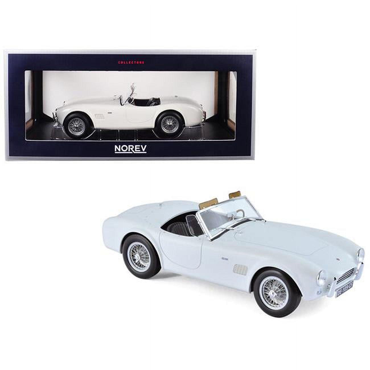 Picture of Norev 182752 1963 Shelby AC Cobra 289 Roadster 1-18 Diecast Model Car, White