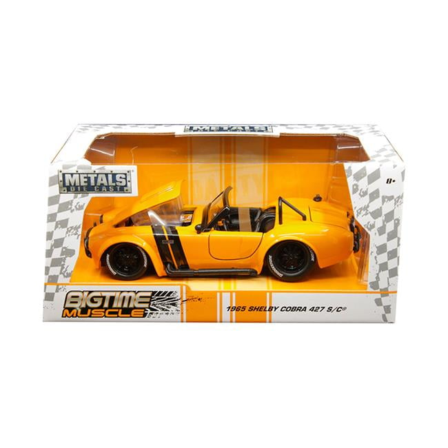 1965 Shelby Cobra 427 S-C Orange with Black Stripes Bigtime Muscle 1-24 Diecast Model Car -  Endless Games, EN3466747