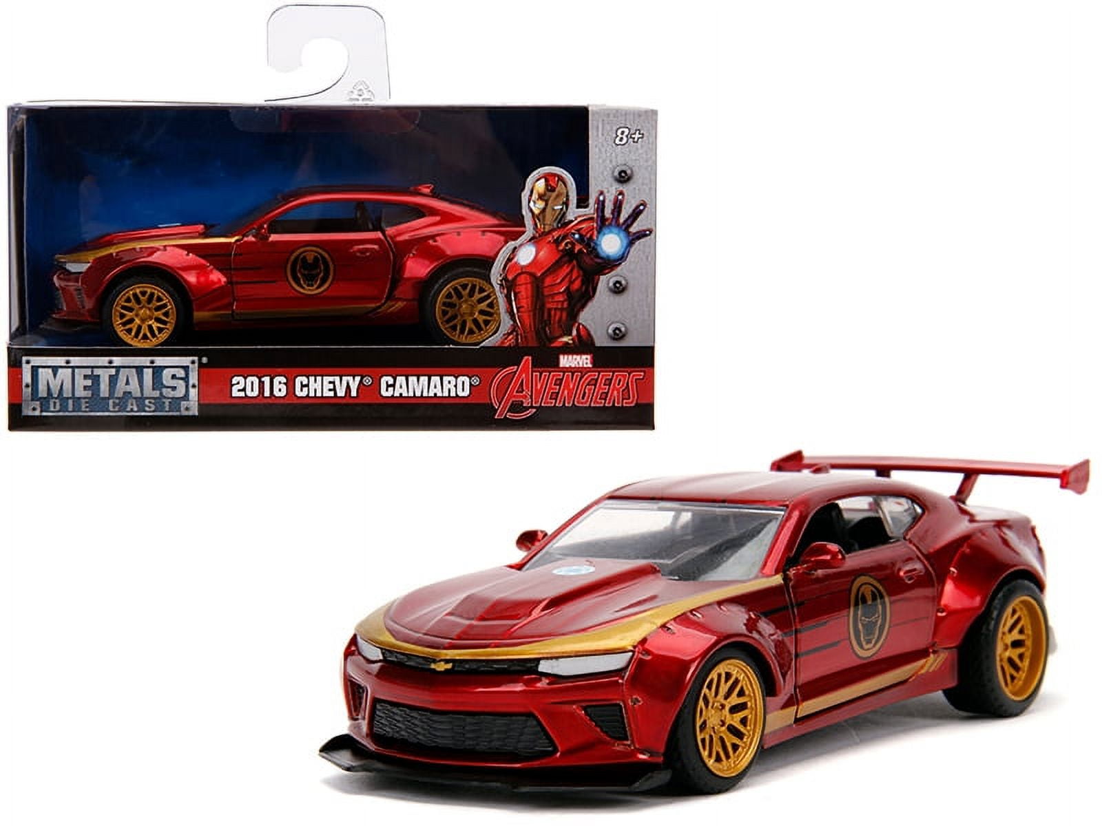 Jada  2016 Chevrolet Camaro Iron Man Theme Marvel Series 1-32 Diecast Model Car