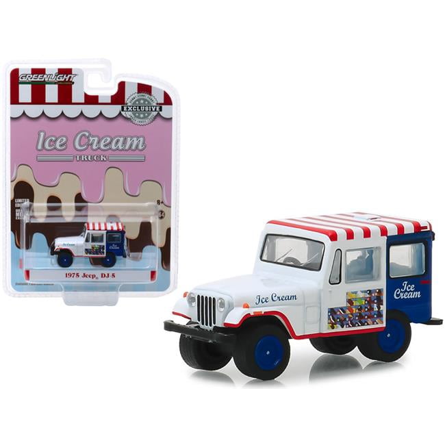 30005 1975 Jeep DJ-5 Ice Cream Truck Hobby Exclusive 1-64 Diecast Model Car