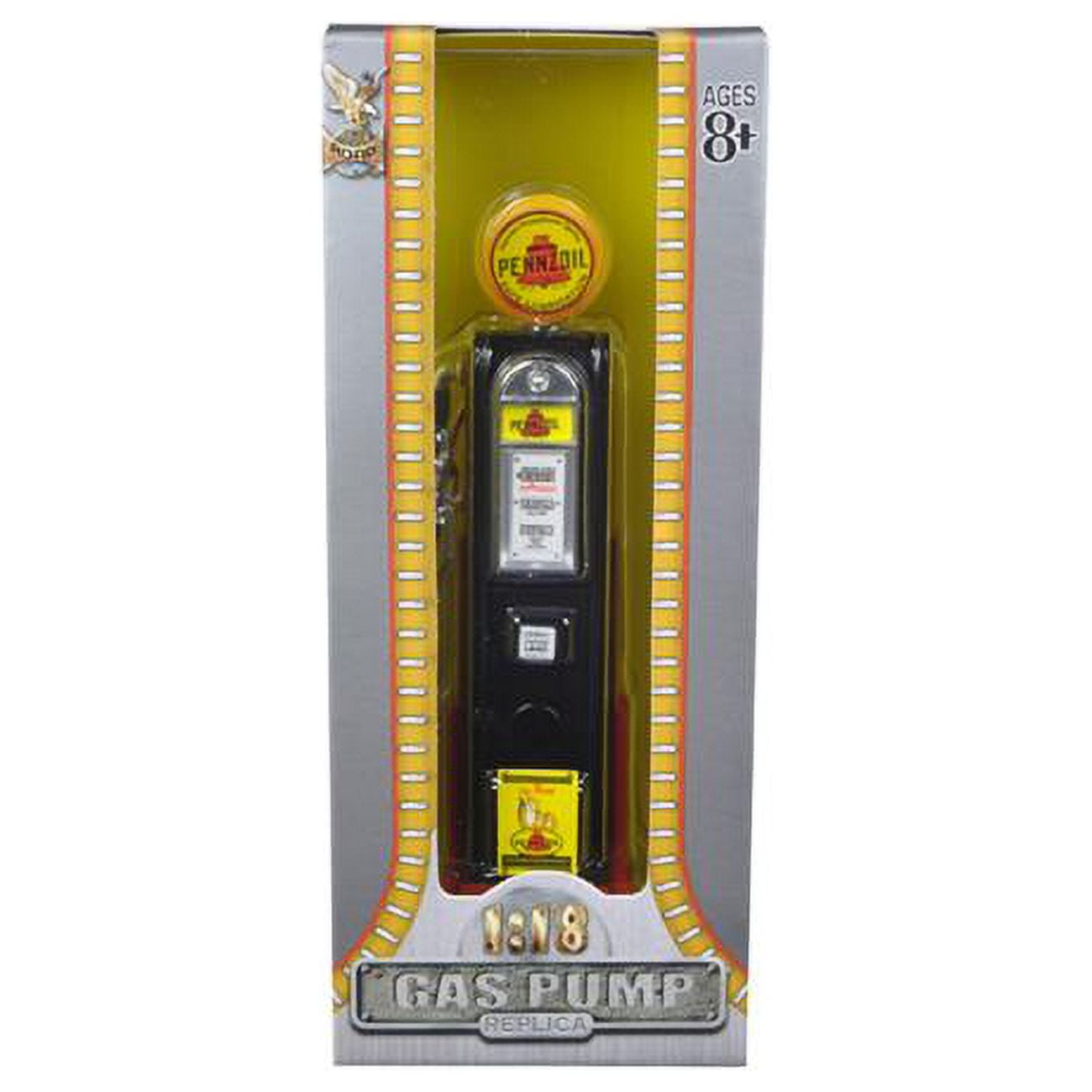 Gasoline Vintage Gas Pump Digital 1/18 Diecast Replica by Road Signature 98791