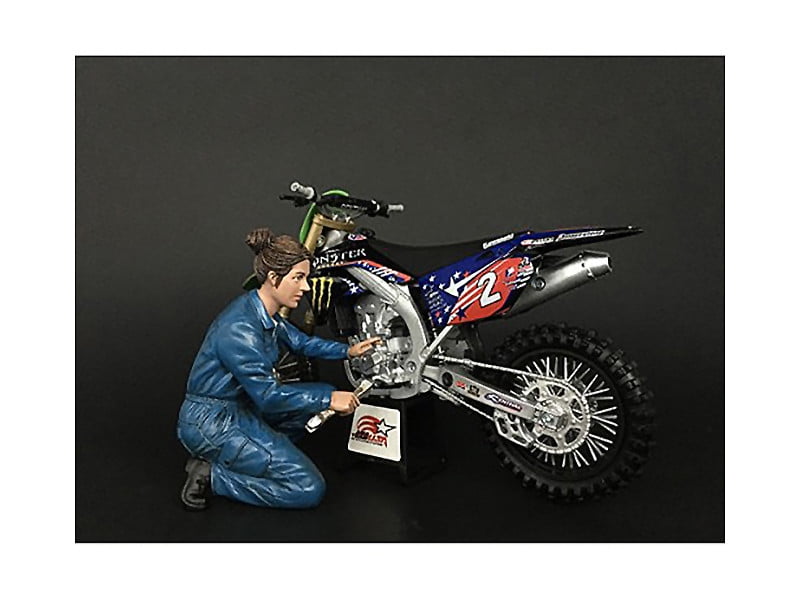 Picture of American Diorama 38372 Mechanic Chole Figurine For 1 by 12 Scale Motorcycle Models