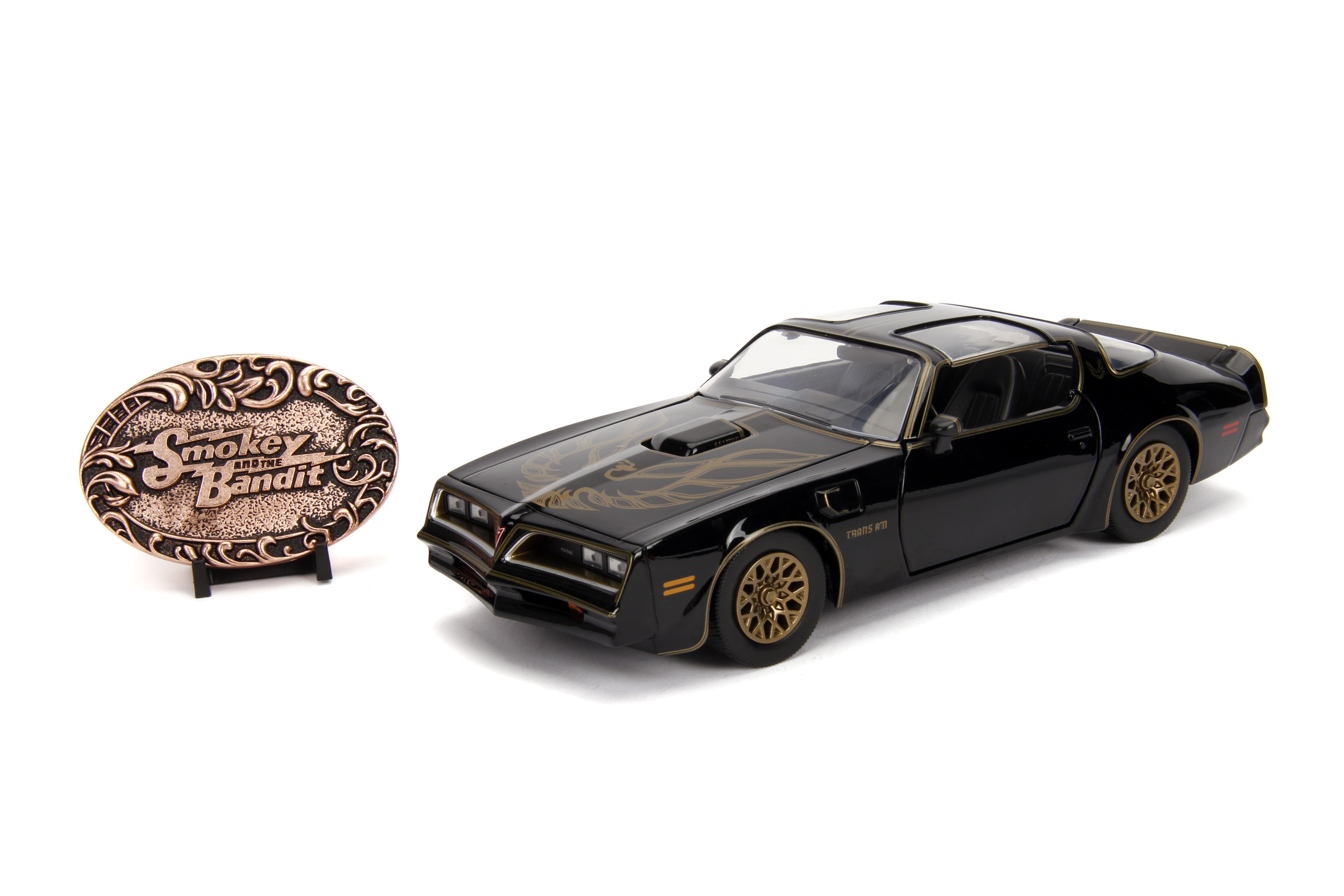 Jada  1977 Pontiac Firebird Trans Am 1 by 24 Diecast Model Car, Black