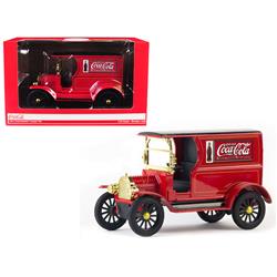 Motorcity Classics 424917 1917 Ford Model T Cargo Van Coca-Cola Red with Black Top 1 by 24 Diecast Model Car -  MOTOR CITY CLASSICS