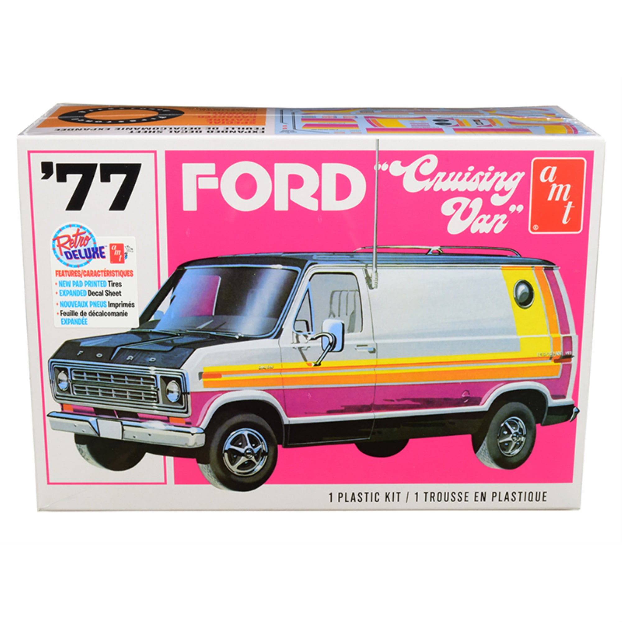Picture of AMT AMT1108M Skill 2 Model Kit 1977 Ford Cruising Van 1 by 25 Scale Model