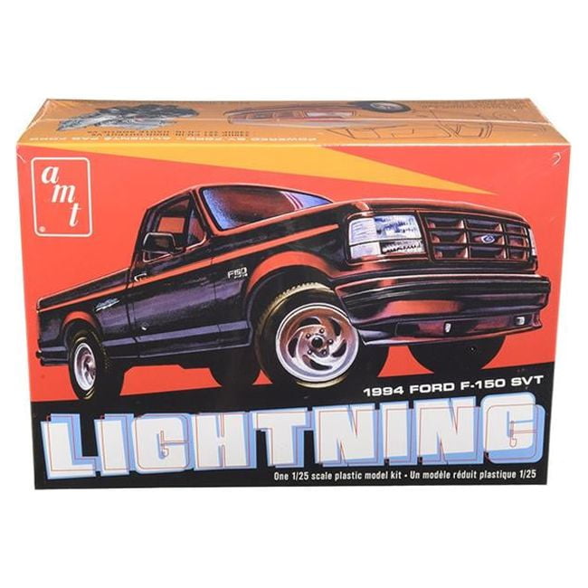 Picture of AMT AMT1110M Skill 2 Model Kit 1994 Ford F-150 SVT Lightning Pickup Truck 1 by 25 Scale Model