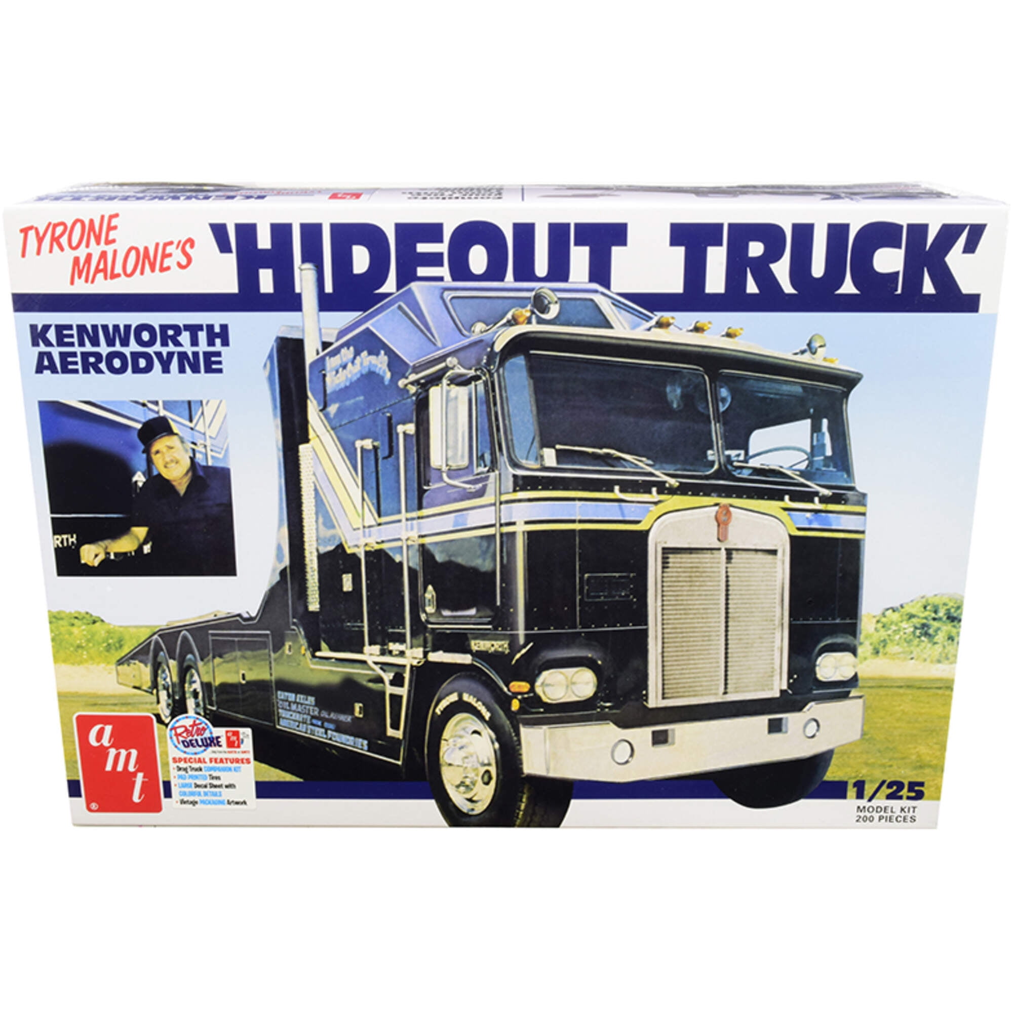 Picture of AMT AMT1158 Skill 3 Model Kit Tyrone Malones Kenworth Aerodyne Hideout Truck 1 by 25 Scale Model