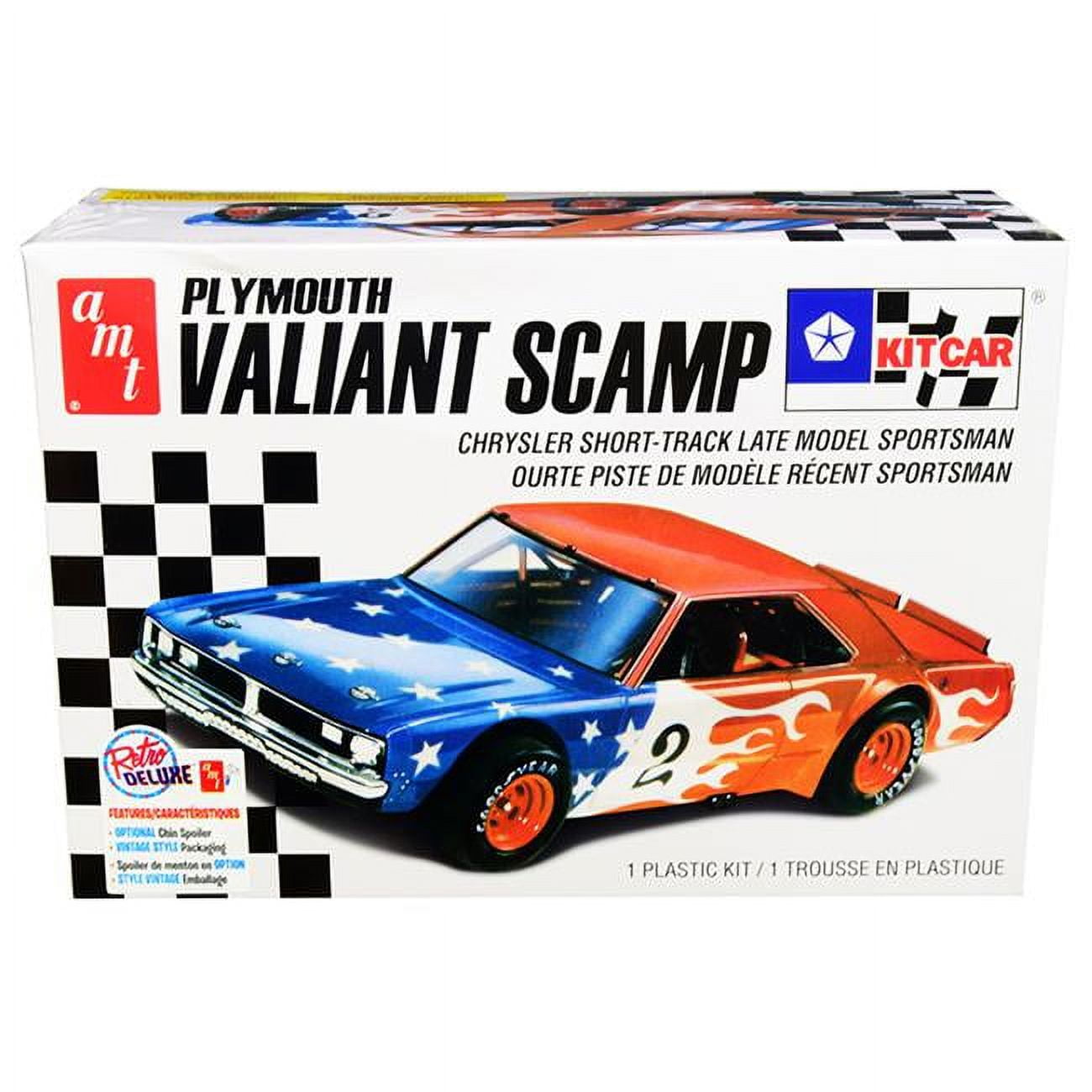 Picture of AMT AMT1171M Skill 2 Model Kit Plymouth Valiant Scamp Kit Car 1 by 25 Scale Model