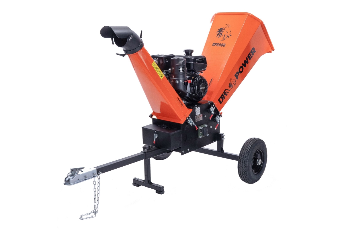 OPC506E  POWER 6-Inch 14 HP 429 cc Cyclonic Drum Chipper Shredder (Electric Start)
