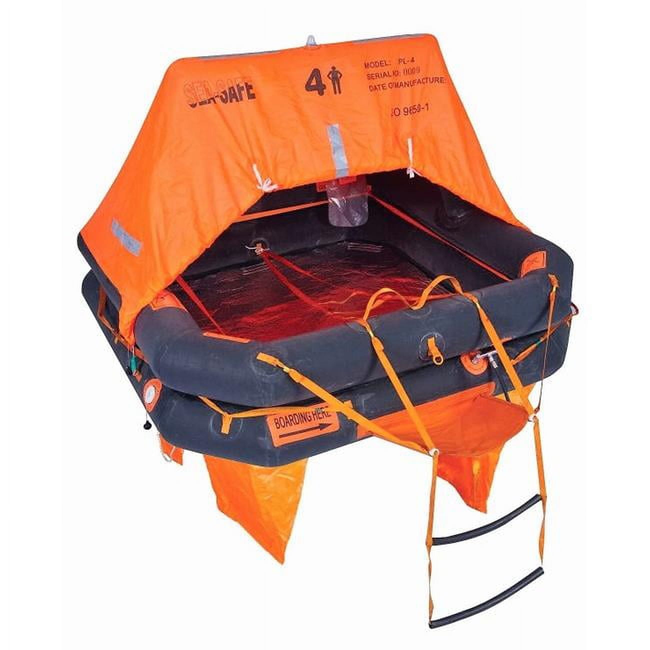 DUY4CCR 4 Person Liberty Recreational Offshore Raft with Liferaft in Container -  Datrex
