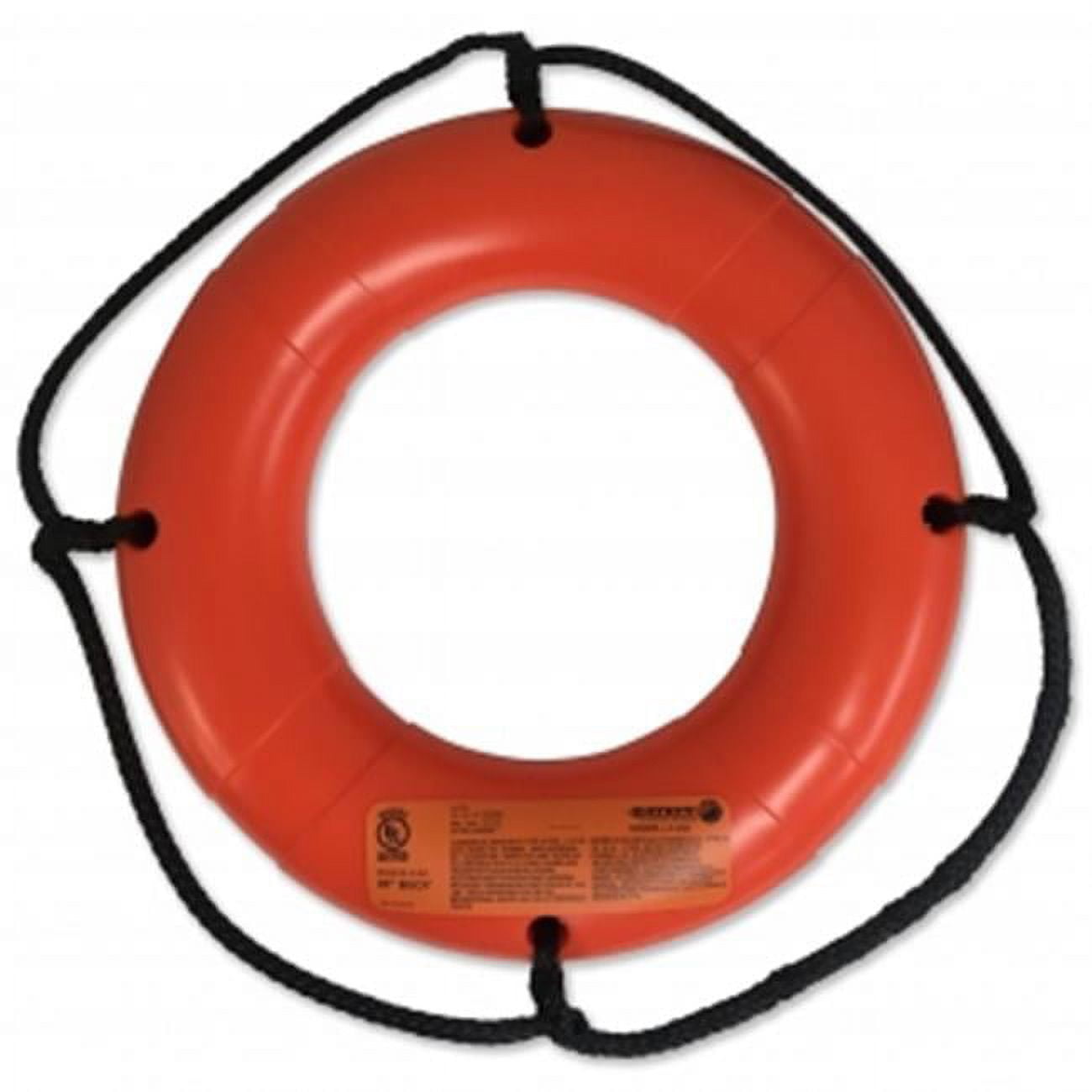 Picture of Datrex DX0200D 20 in. No Tape Lifering, Orange - USCG