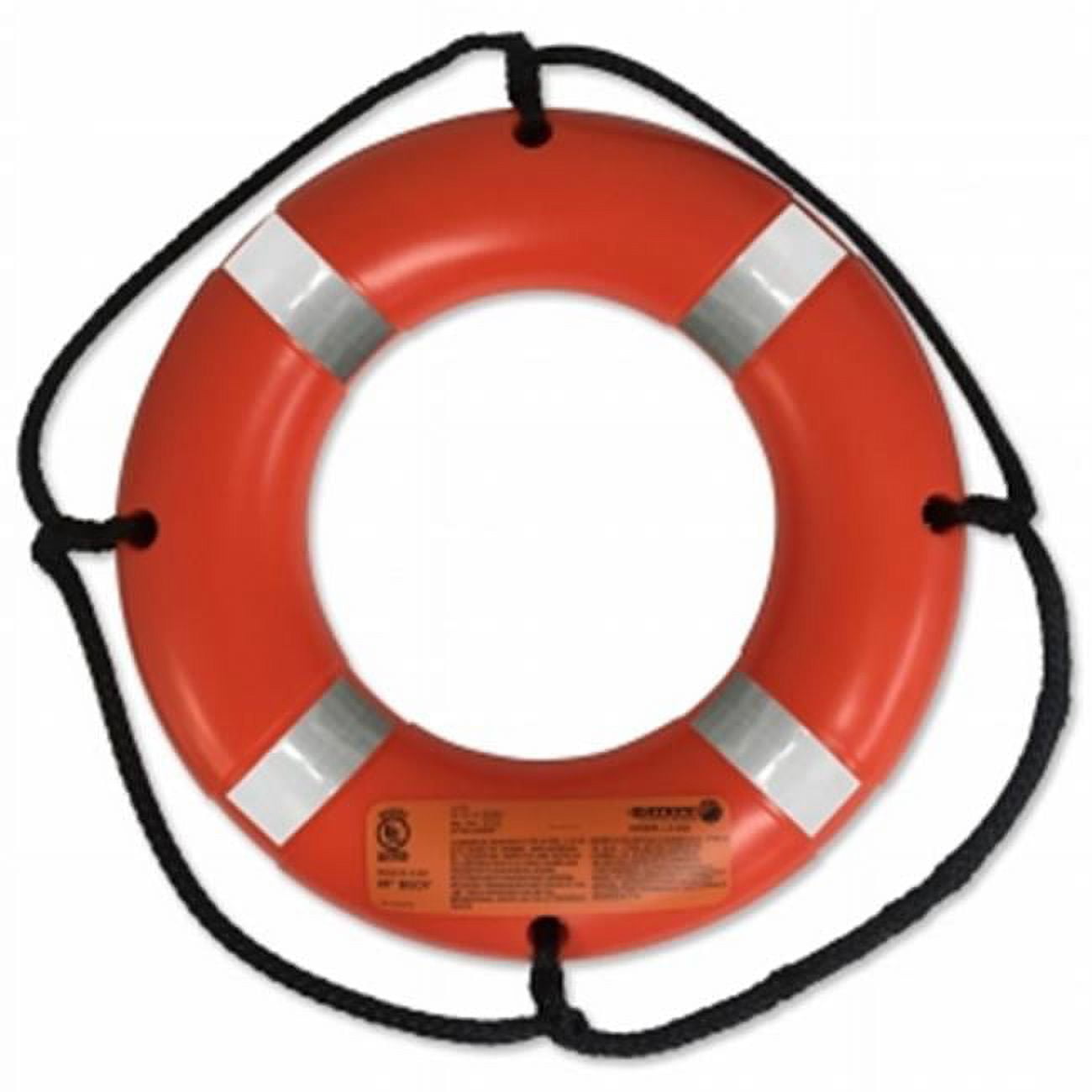 Picture of Datrex DX0200RD 20 in. Lifering with Tape&#44; Orange - USCG